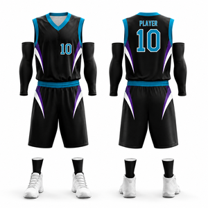 Uniformes de Baloncesto para Niños, Camisetas Deportivas Retro a Rayas para Hombre, Camisetas de Malla Transpirable para Baloncesto, Personalizables con el Logotipo del Equipo - Product Image 2