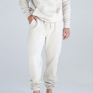 Pantalon de survêtement gris ample et élégant pour hommes, taille mi-haute, personnalisable avec logo, vêtements décontractés pour revendeurs, vente en gros - Product Image 5