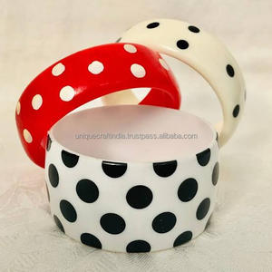 Pulseras de Resina Coloridas de Nuevo Estilo, Brazalete de Forma Geométrica Personalizado, Joyería de Resina de Diseño Indio, Venta Caliente - Product Image 2