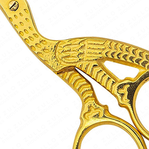 Tijeras de Bordado Doradas de Buena Calidad, Tijeras de Bordado Profesionales de Marca Privada, Suministro al por Mayor de Tijeras de Acero Inoxidable - Product Image 6