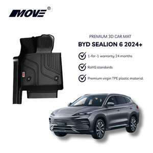 เสื่อรถ TPE ทนทานคุณภาพสูงพรีเมี่ยมสำหรับ BYD sealion 6 2024 + ทุกสภาพอากาศไม่มีกลิ่นกันลื่นผลิตในเวียดนาม - Product Image 2