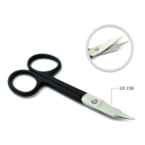 กรรไกรตัดหนังกำพร้าสแตนเลสคุณภาพเยี่ยมแบบโค้ง ใบมีดบางเฉียบคมกริบ สำหรับดูแลเล็บ ขายส่ง - Product Image 1