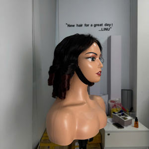 Cabello Humano Vietnamita Rizado y Voluminoso Color Bronce Ombre de Alta Calidad, Súper Doble Trama, Precio al por Mayor - Product Image 4