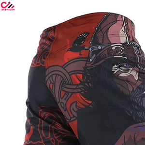 Shorts MMA durables pour hommes avec taille élastique et fentes latérales, parfaits pour l'entraînement en salle et les séances de combat. - Product Image 5