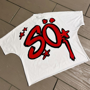 Camisetas Personalizadas para Hombre con Hombros Caídos, Impresión DTG, 100% Algodón, Ropa Urbana Premium, Moda Estadounidense, Verano, Marca Privada, OEM, ODM - Product Image 5