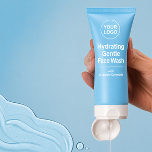 Nettoyant visage hydratant doux aux céramides probiotiques, fournisseur en gros de marques privées OEM - Product Image 2