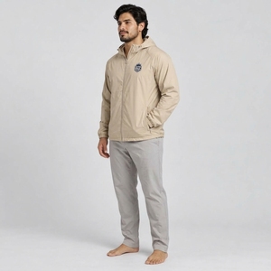เสื้อแจ็คเก็ตกันลมสำหรับผู้ชาย เสื้อคลุมอเนกประสงค์สำหรับกิจกรรมกลางแจ้ง ผลิตจากผ้าทนทาน ป้องกันลมได้ดี น้ำหนักเบา และสวมใส่สบาย - Product Image 4