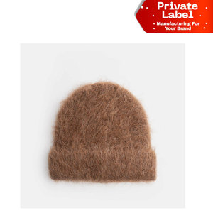 Factory Direct Heavyweight Cable Knit <b>Slouch</b> <b>Beanie</b> Soft Warm Hat OEM Custom Logo Chunky Slouchy <b>Beanie</b> Hand Knit Style - Product Image 1