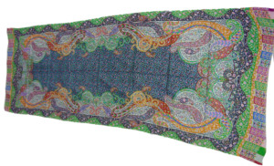Foulard carré d'été en coton pour femme, motif à carreaux imprimé numérique multicolore, vente en gros 2026, offre spéciale - Product Image 3