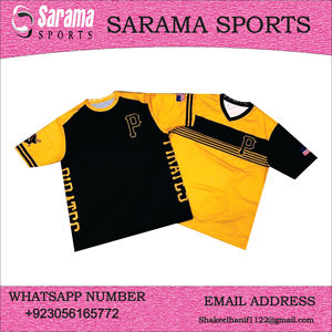Sarama Sports Custom New Model Softball Shirt with Breathable Polyester Plus Size Design <b>Animal</b> Print Front Logo Placement - Product Image 5