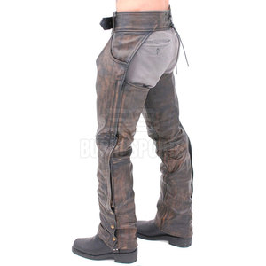 Cómodos pantalones de cuero completo de primera calidad, ideales para montar y sesiones de entrenamiento. - Product Image 2