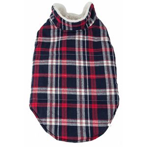 Cappotto Classico Imbottito a Quadri per Cani, Giacca Impermeabile per Animali Domestici - Product Image 4