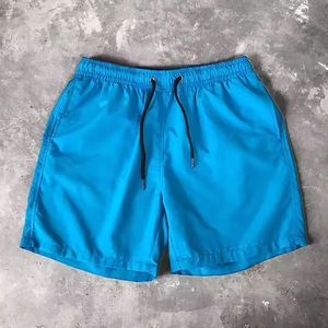 Pantalones Cortos Deportivos Personalizados con Logotipo para Hombre, de Poliéster/Nailon, Cintura Elástica, Diseño Sólido, Secado Rápido, para Gimnasio, Entrenamiento, Casual, Proveedor de Fábrica - Product Image 1