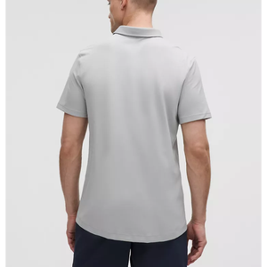 Camisas de Golf Personalizadas para Hombre con Diseño de Bolsillo Frontal, Antiarrugas, Blancas o Negras, Bordado, Suministro OEM, Patrón Sólido - Product Image 3