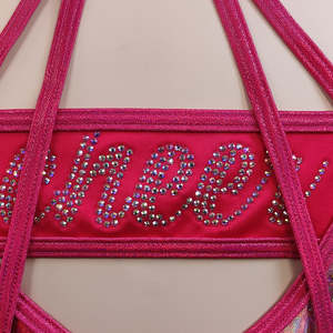 Tenue de cheerleading pour filles, costume de pom-pom girl pour la journée sportive scolaire avec pompons - Product Image 4