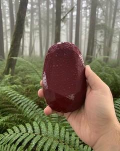 Cabochon de rubis chauffé, taille ovale, grande taille, rouge profond, poli et facetté, pour la fabrication de bijoux, la guérison et la décoration - Product Image 3