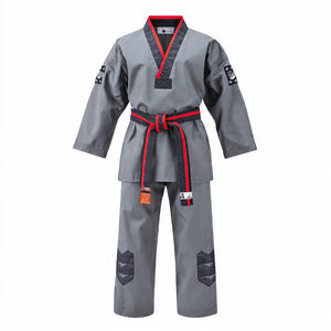 Uniforme de Taekwondo 100% Poliéster Algodón, Traje de Entrenamiento MMA para Luchadores, Uniforme de Taekwondo con Logotipo Personalizado - Product Image 6