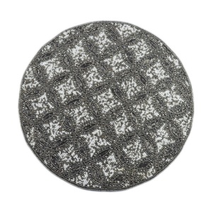 Luxury Theme Design Rounded <b>Placemat</b> With Pearls Design for Home Decor Tableware Dinning Table Party and Wedding Design Pads - Product Image 6