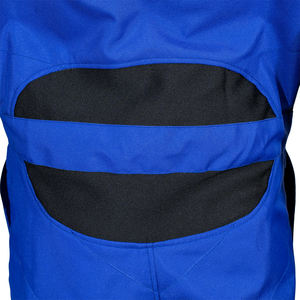 Combinaison de Karting Grande Taille Bleue à Manches Noires Coupe-Vent Respirante Unisexe avec Design Personnalisé – Vente en Gros - Product Image 4