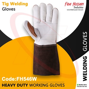 Gants de soudage légers Tig vente chaude 2025 grain cuir rond pouce style luvas de soldagem tig gants de sécurité pour hommes - Product Image 4