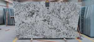 Dalle de granit blanc poli, panneau de pierre naturelle moderne, garantie à vie pour comptoir de cuisine, meuble-lavabo de salle de bain, mur de salon - Product Image 2