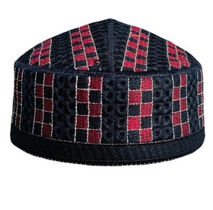 Meilleur prix de gros pour les bonnets de prière musulmans à la mode, chapeaux islamiques arabes élégants et personnalisés, respirants, bonnets de prière pour hommes à bas prix - Product Image 2