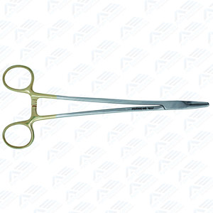 Pinzas de aguja Portaagujas manual Instrumentos de acero inoxidable 8 pulgadas Finochietto Portaagujas Tc Mandíbula de ángulo dentado - Product Image 5