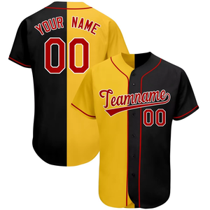 Maillot de baseball décontracté d'été personnalisé Geo Brothers Company, imprimé par sublimation, 100 % polyester respirant, haute qualité - Product Image 5