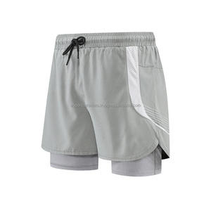 Vêtements de sport unis avec logo personnalisé Short de course athlétique Tissu Oxford Écologique Respirant Séchage rapide de haute qualité 100% - Product Image 5