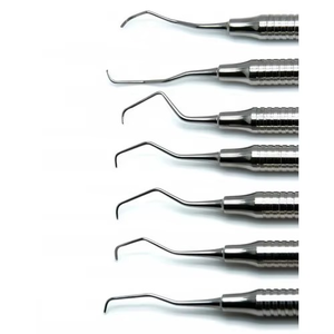 Curette parodontale dentaire Gracey en acier inoxydable de qualité supérieure, autoclavable, pour le nettoyage sous-gingival, certifiée CE ISO, pour le planage des racines et l'élimination du tartre - Product Image 2