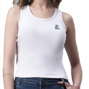 Camisetas sin Mangas Casuales para Mujer, Tejido de Jersey de Algodón y Elastano, Secado Rápido, Transpirable, Ecológico, Cuello Redondo - Product Image 1