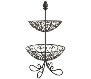 Panier de rangement rond en fil de fer avec poignées en cuir, robuste, léger, organisateur moderne pour la maison, le bureau, la cuisine, la buanderie - Product Image 4