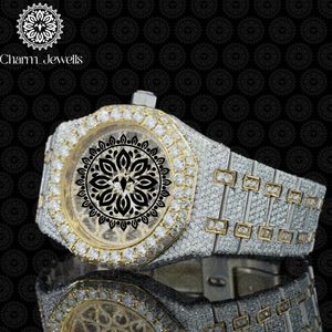 Reloj Mecánico de Lujo para Hombre Charm_Jewells, Caja Tonneau de Acero Inoxidable de 40 mm, Esfera Analógica, Cristal de Zafiro, Diseño Hueco - Product Image 5