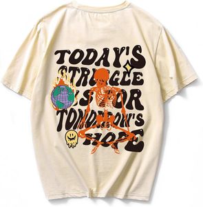 T-shirt graphique pour homme en coton premium, design streetwear décontracté, matière douce et respirante, coupe confortable pour tous les jours - Product Image 1