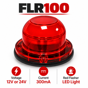 Feux stroboscopiques LED FLR100 24V avec hauteur réglable, construction en plastique, origine Delhi, garantie 1 an - Product Image 3