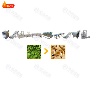 Ligne de production de chips de plantain vente chaude ligne de production de chips de plantain manuelle ligne de production de chips de banane frites sous vide - Product Image 2