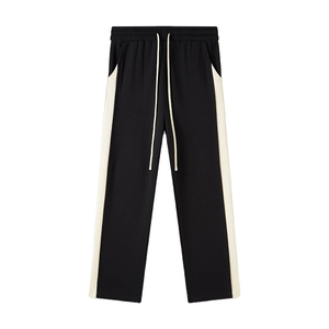 2026 <b>Summer</b> Casual Men's <b>Pants</b> for Men with Wide Legs Design Elastic Waist 100% Cotton for Selling Online - Product Image 5