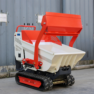 Mini-dumper hydraulique sur chenilles auto-chargeur pour l'agriculture, moteur inclus, direct usine - Product Image 2