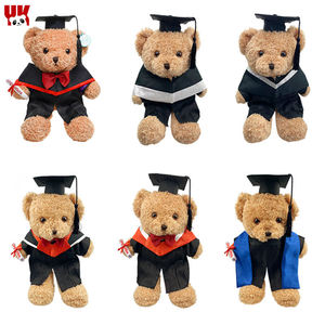 Wholesale High Quality Custom Cute Teddy Bear <b>Stuffed</b> Animal <b>Toy</b> PP Cotton Filled Hat & Gown Graduation Gift Home Decor - Product Image 3