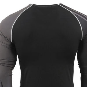Conception de logo personnalisé, rashguard respirant en polyester et élasthanne pour homme, haute qualité, 220g, manches longues, marque ROCKHINT, en ligne - Product Image 6
