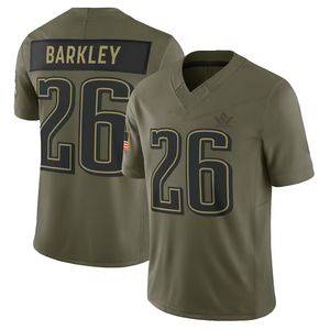 Maillot de football vert olive Barkley 26 pour homme, col en V, manches courtes, en polyester anti-humidité, avec impression des numéros d'équipe - Product Image 1