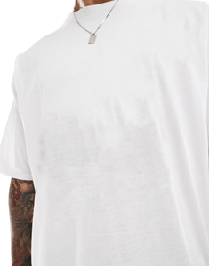 2026 Wholesale Midweight 340gsm 100% Cotton Printed Plus Size 2 Pcs T-shirt Short <b>Set</b> Breathable Streetwear Hip Hop Jogging Suit - Product Image 5