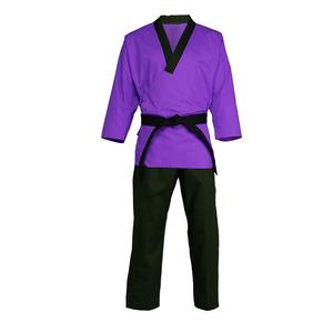 Uniforme de karaté en coton respirant personnalisable pour adultes, créez votre propre tenue d'arts martiaux, service OEM disponible avec personnalisation OEM - Product Image 2