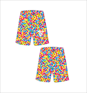 Men's Floral Print Board <b>Shorts</b> Elastic Waist Casual Style <b>Short</b> <b>Shorts</b> With Logo Front - Product Image 5