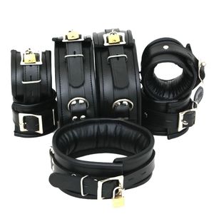 Mitaines en cuir avec rembourrage doux, sangles réglables et boucles sécurisées - Product Image 4
