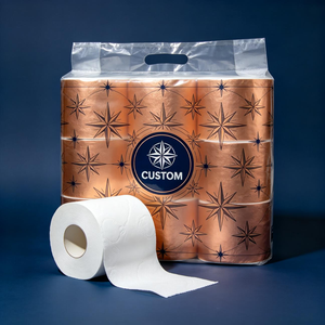 Papier toilette doux vierge 4 plis, rouleau de papier toilette commercial, fournisseur et fabricant de papier hygiénique de haute qualité - Product Image 5