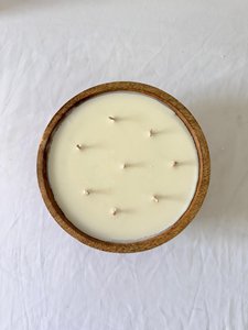 Cuenco Decorativo de Madera para Velas, Portavelas Artesanal Rústico Tipo Cuenco de Masa para Decoración Interior de Lujo, Suministro Mayorista B2B - Product Image 2
