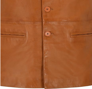 Chaleco de Cuero Genuino de Alta Calidad, Cómodo, Hecho a Medida, de Moda Invernal, Nuevo, Moderno, Casual, Tallas Grandes, Transpirable, Venta al Por Mayor - Product Image 5