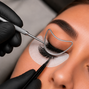 Espejo de Maquillaje de Bolsillo Portátil de Acero Inoxidable con Forma de Luna, Aumento 3X, Acabado Plateado de una Sola Cara - Product Image 3