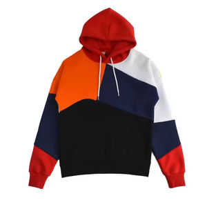 Sudaderas con Capucha Extra Grandes Personalizables para Hombre, con Logotipo Personalizado, Bloques de Color, Ropa Deportiva para Correr en Invierno - Product Image 1